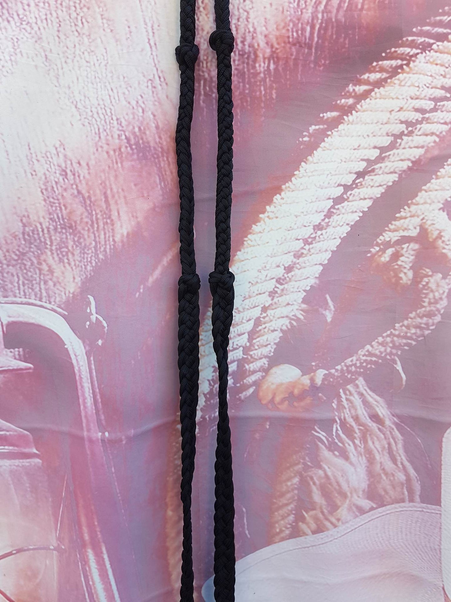 Nylon Braided Barrel Race Reins