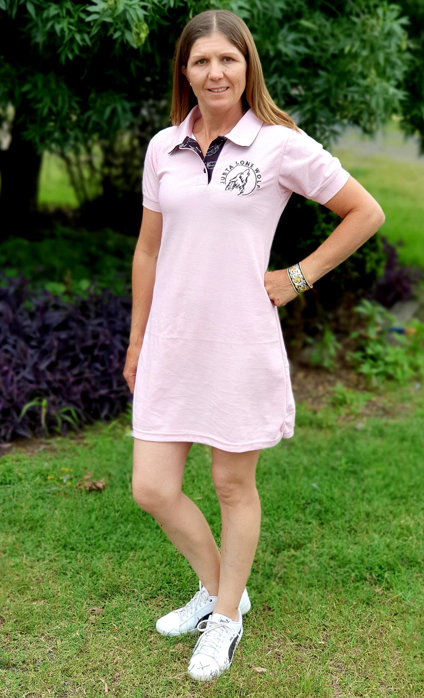 Polo Dress Pale Pink