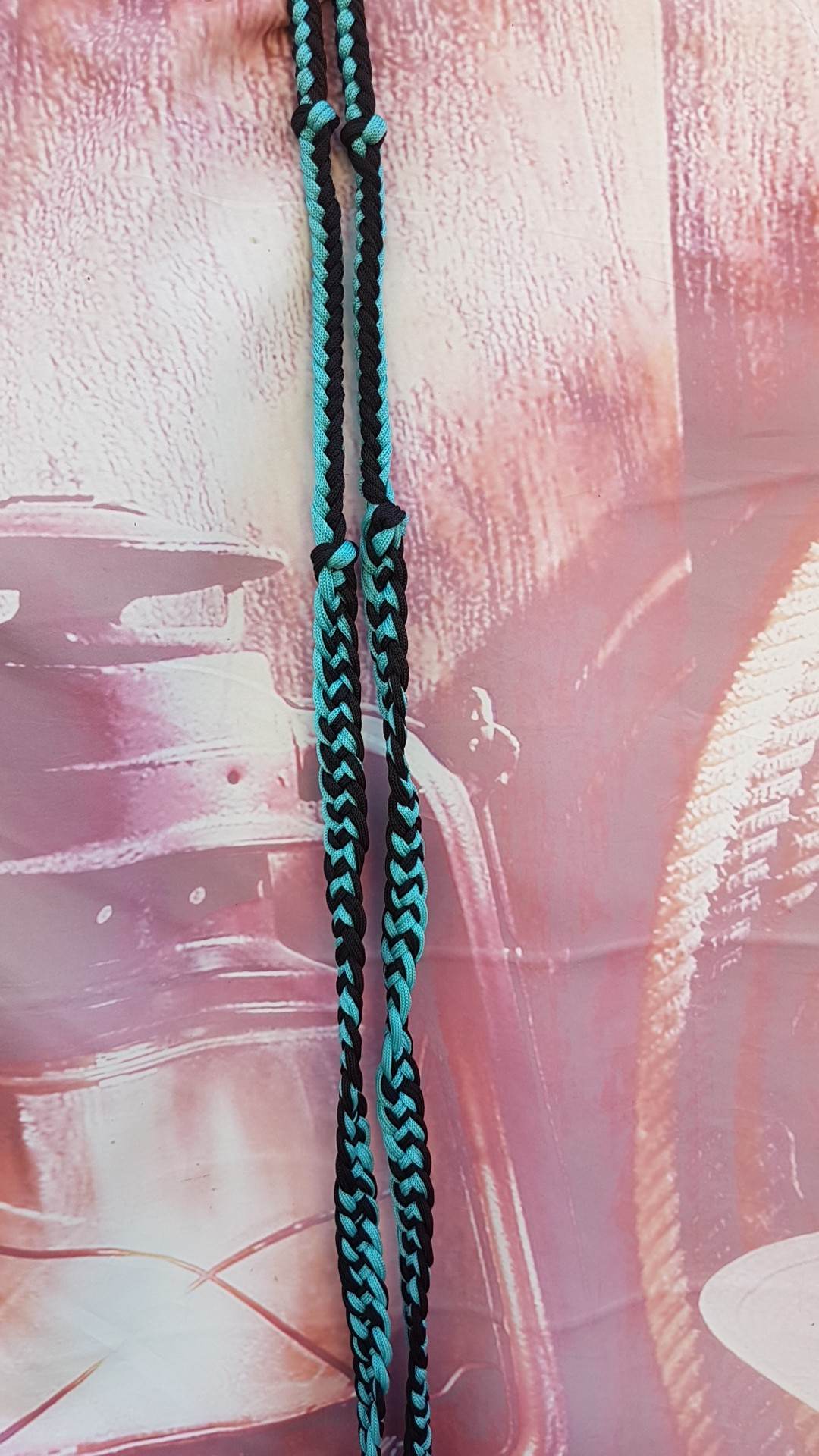 Nylon Braided Barrel Race Reins