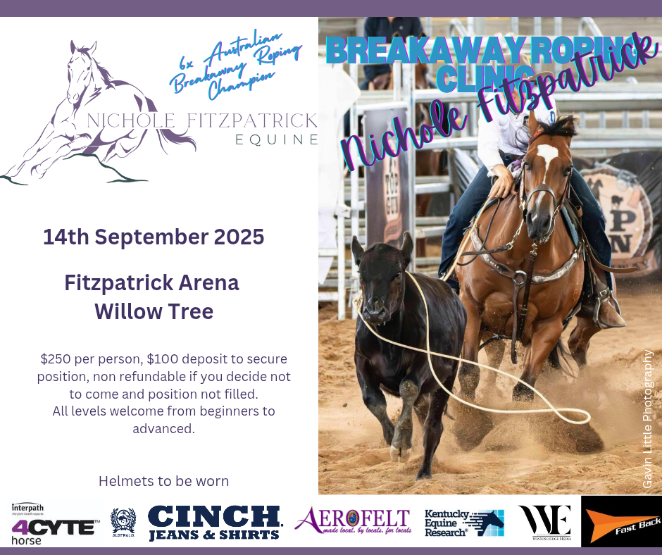 14th September 2025 - Breakaway Roping Clinic