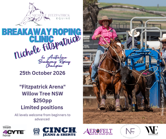 25th October 2026 - Breakaway Roping Clinic