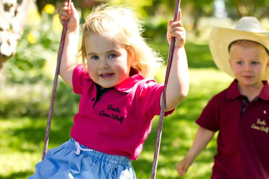 Girls Hot Pink Polo