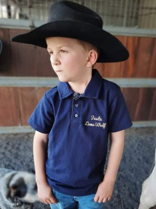 Kids Navy Polo